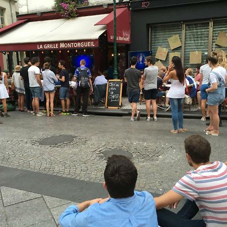 Quartier Montorgueil, Voie Pietonne, Dans Un Immeuble Du Xveme Lejlighed Paris Eksteriør billede